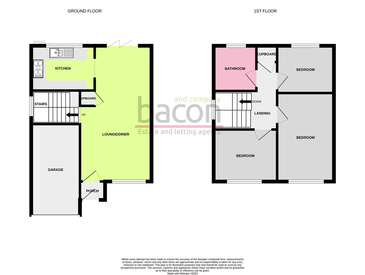 Floor Plan | House - Detached | Taw Close, Worthing | Sold - Subject to Contract